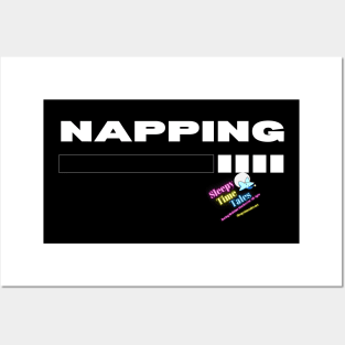 Loading Nap! White Text Posters and Art